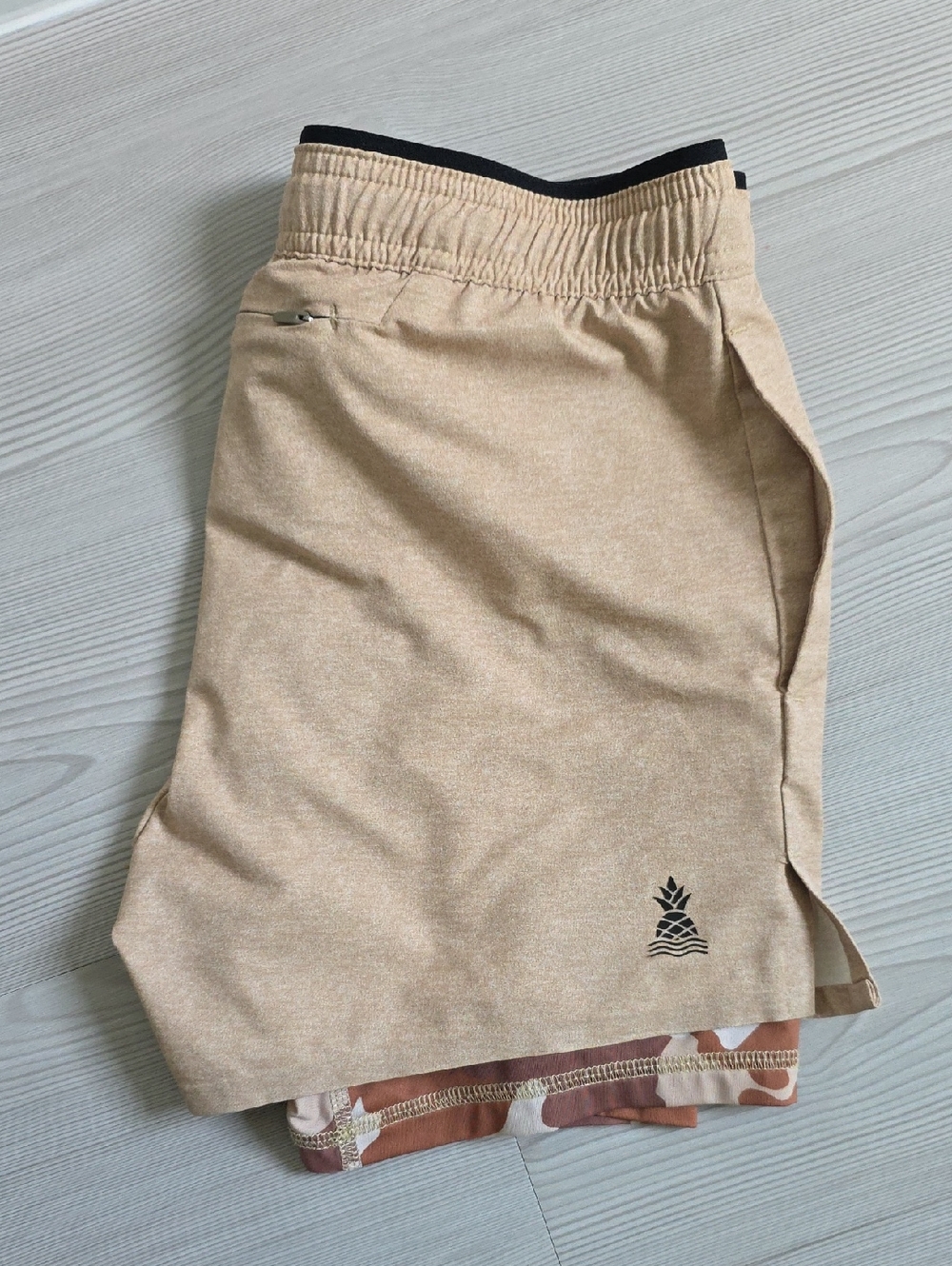 Chubbies Tan Camo Swim Trunks